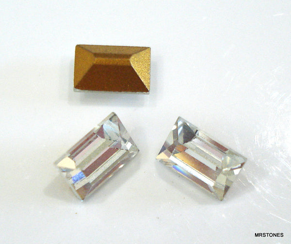 6x3mm (4500) Crystal Pointed Back Baguettes