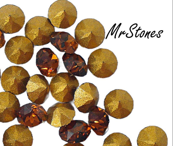 2.75mm (1200) (10ss) M/C Smoked Topaz Round Dentelle