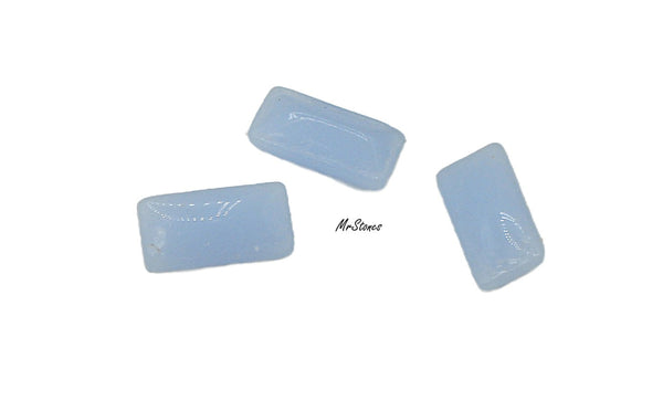 5x2.5mm (3145) Light Blue Baguette Buff Top Doublet Japan 100pcs/$4.95