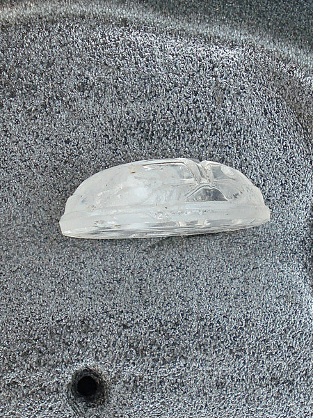 25x18mm (1685) Scarab Flawed Crystal Glass Oval Cabochon