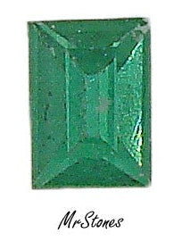 7x5mm (4500) M/C Austria Light Emerald Baguette 5pk/$1.00