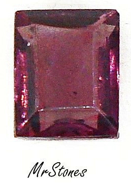 8x6.5mm (4510/2) TTC Step Cut Amethyst Unfoiled Cushion Shape