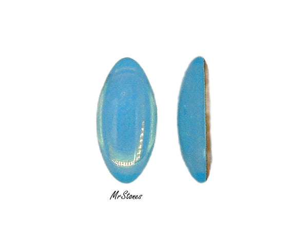 15x7mm (3175) Aqua Opal Marquise Navette Cabochon