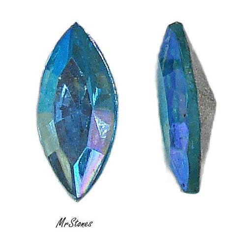 15x7mm (4200/2) TTC Aqua AB Marquise Navette