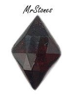 10x7mm (4712) Garnet Red Diamond Shape Fully Faceted Top 2pc/$1.00