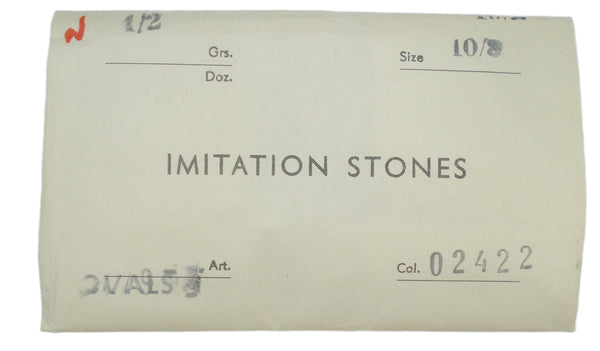 10x8mm (1685) Czech Amethyst Opal Oval Cabochon Lower Dome 2.5mm