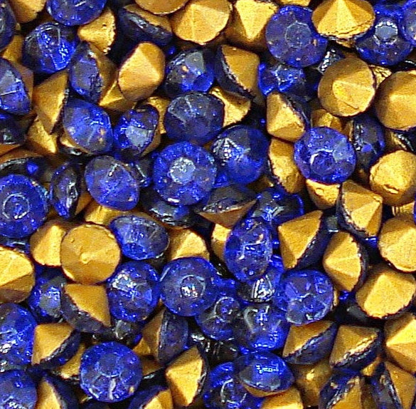 4mm (1100) (32pp/16ss) Sapphire Demi-Fin France Round Chaton