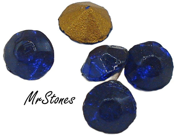 4mm (1100) (32pp/16ss) Sapphire Demi-Fin France Round Chaton