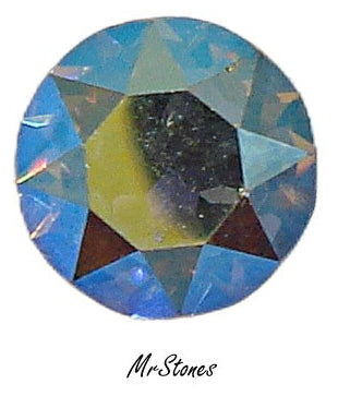 8.2-8.4mm (1200) (39ss) M/C Starlight Black Diamond AB Round Dentelle Swarovski