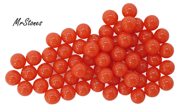 3mm (8988) Dark Coral Glass Balls 20pk