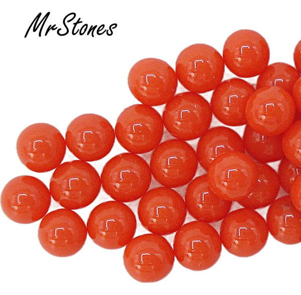 3mm (8988) Dark Coral Glass Balls 20pk