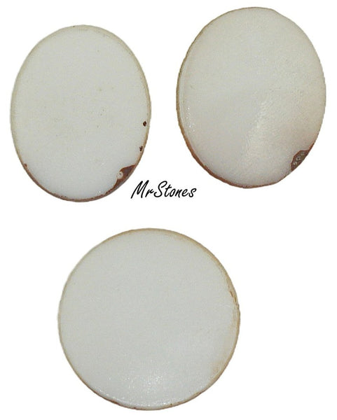 Cameos 3 sizes Vintage Glass Flat Back Stones