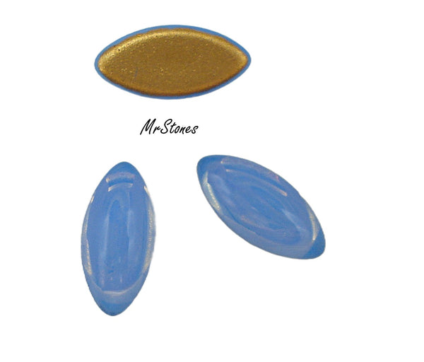 15x7mm (3175) Blue Opal Marquise Navette Cabochon