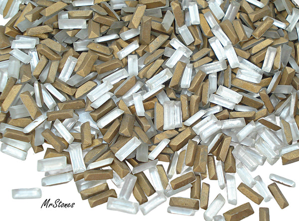 5x2mm (4500) Frosted Crystal Baguette 1pc/$0.30 or 10pc/$1.00