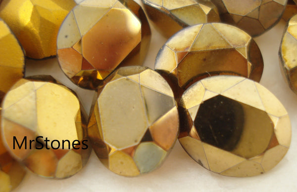 12x10mm (4120) Comet Or Gold Oval Shape