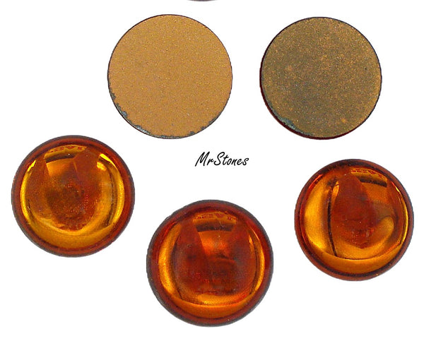 17mm (2194) Madeira Topaz Round Cabochon