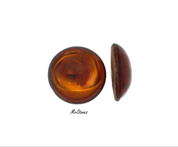 17mm (2194) Madeira Topaz Round Cabochon