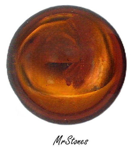 17mm (2194) Madeira Topaz Round Cabochon