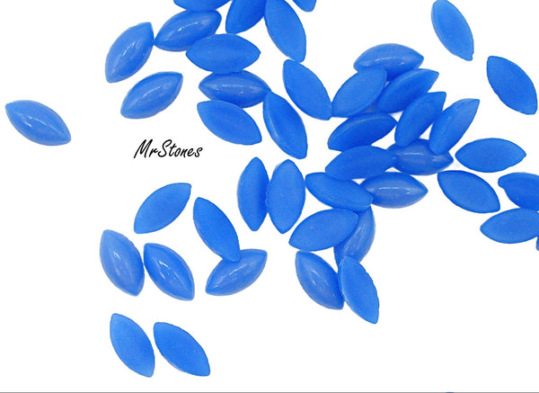 6x3mm (3175) Blue Moonstone Marquise Navette Cabochon 5pk/$1.00