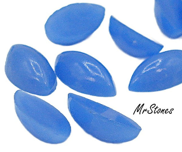 6x3mm (3175) Blue Moonstone Marquise Navette Cabochon 5pk/$1.00