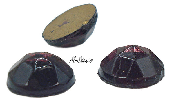 5.5mm (2020) (20SS) Amethyst Foiled Rauten Rose Cut Round 1pc or 10pcs