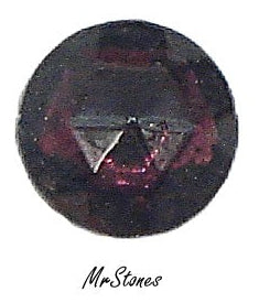 5.5mm (2020) (20SS) Amethyst Foiled Rauten Rose Cut Round 1pc or 10pcs