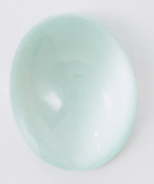 10x8mm (2195) Mint Green Moonstone Oval Cabochon