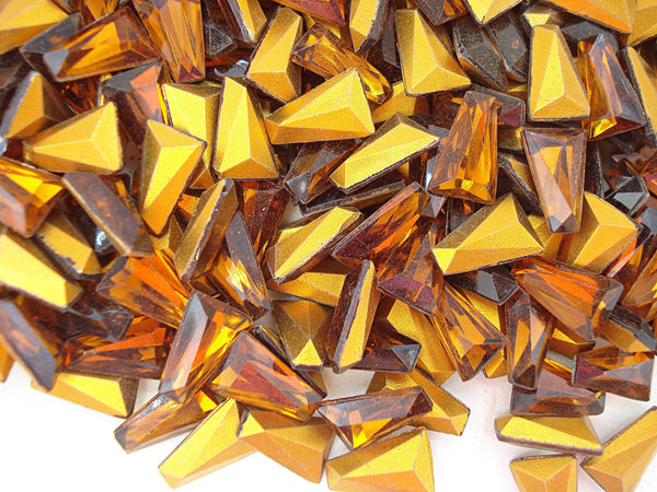 12.2x7.7x4mm (4700) (#92) Smoked Topaz Tapered Baguette Keystone Shape