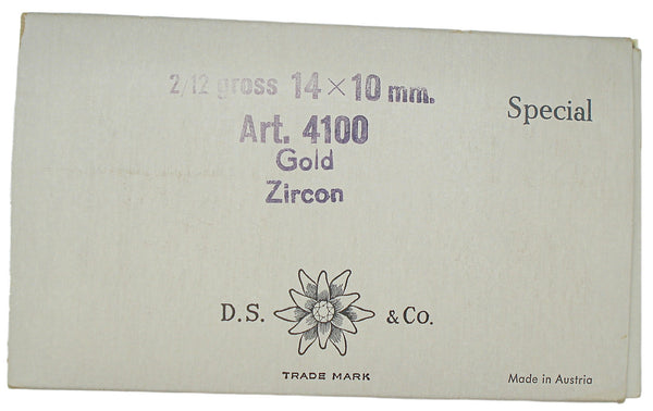 14x10mm (4100) Blue Zircon Oval Swarovski 1pc/$2.05 or 24pc Box/$28.95