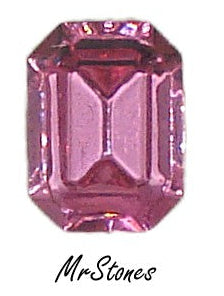8x6mm (4610/2) TTC Rose Pink Cushion Octagon Swarovski