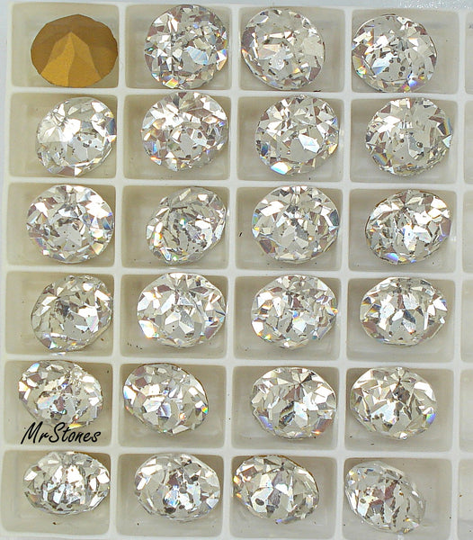 11.9-12.0mm (1200) (50ss) M/C Crystal Dentelle Round Chaton