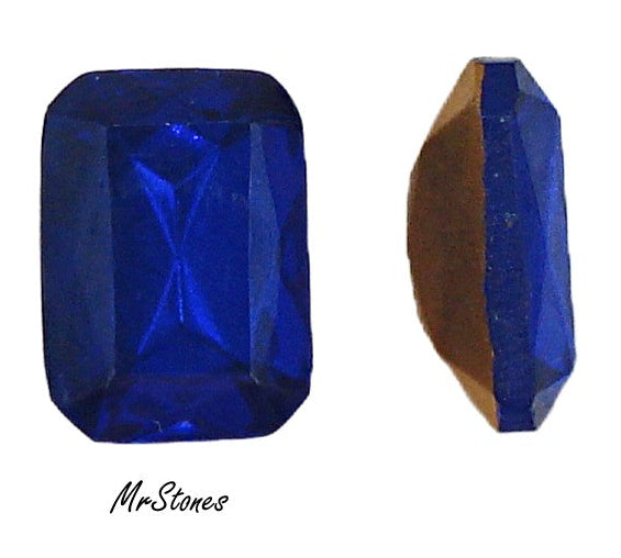 18x13mm (4626/2) TTC Czech Cobalt Blue Cushion Octagon