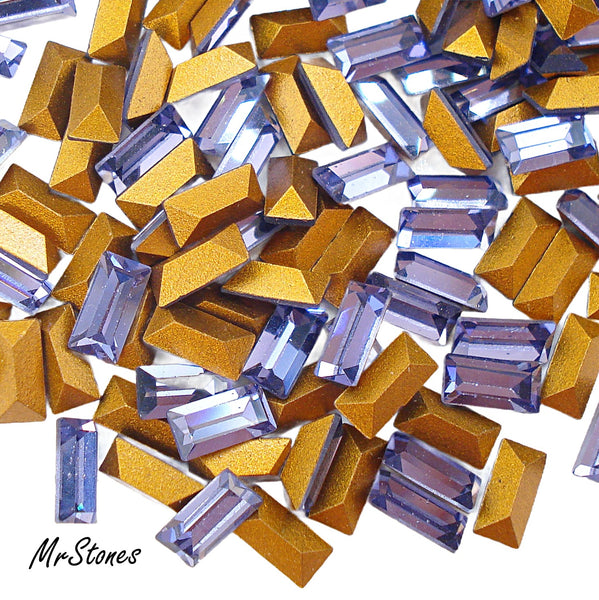 5x2.5mm (4500) Tanzanite Purple Baguette