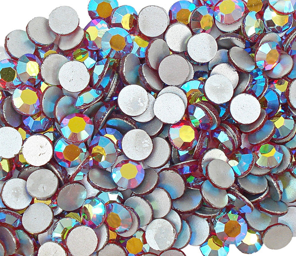 6.3-6.5mm (2000) (30ss) Czech Light Siam AB Round Flatback