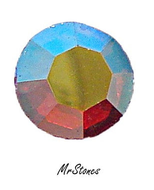6.3-6.5mm (2000) (30ss) Czech Light Siam AB Round Flatback