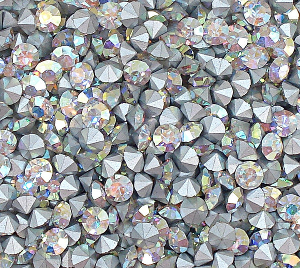 4.85mm (1100) (21ss) Crystal AB Round Chaton Swarovski