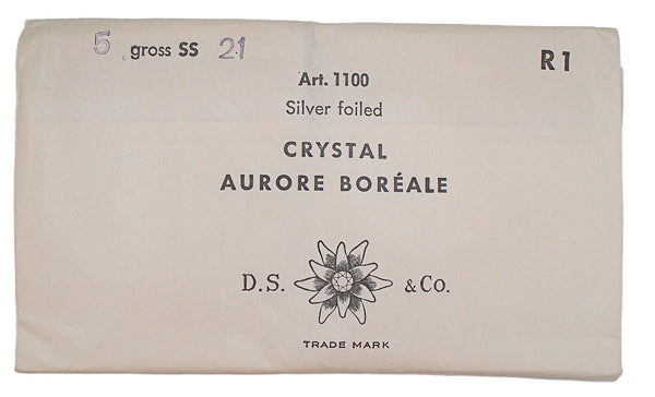 4.85mm (1100) (21ss) Crystal AB Round Chaton Swarovski