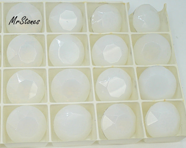 18mm (1200/2) (75ss) TTC White Opal Unfoiled Dentelle West German