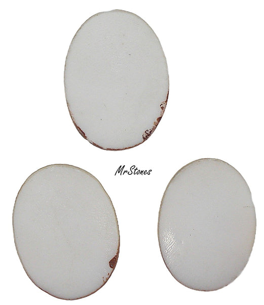 30x22mm Vintage Glass Oval Cameo 3 Styles