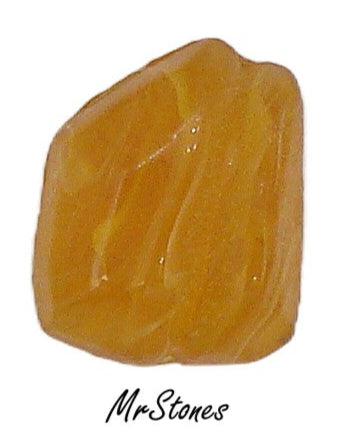 15x12mm (0103) Topaz Flawed Nugget Baroque Rock Glass Japan