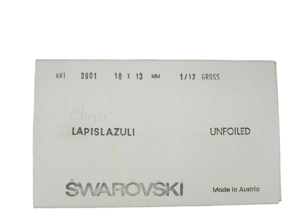 18x13mm (3901) Chrysophase Crystal Row Oval Cabochon Swarovski Specialty