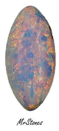 15x7mm (3175) Czech Fire Opal Marquise Navette Cabochon