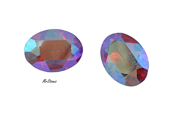 18x13mm (4120) Light Siam AB Oval Shape
