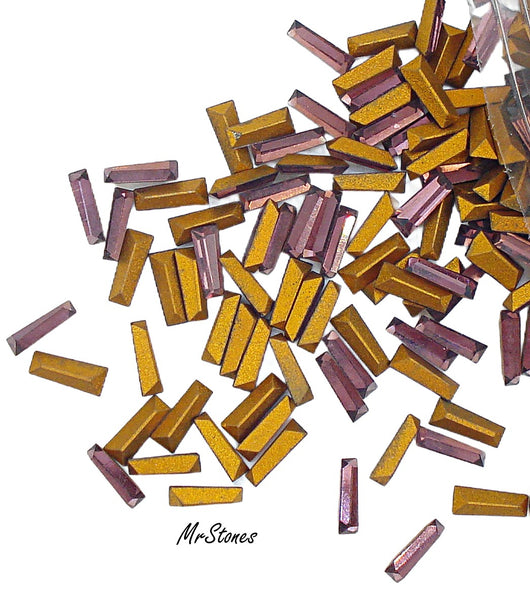 5x2x1.5mm (4700) #10 Amethyst Tapered Baguette
