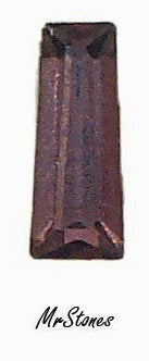 5x2x1.5mm (4700) #10 Amethyst Tapered Baguette