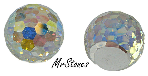 16mm (4861) Crystal AB 3/4 Fire Ball Swarovski DS Co.