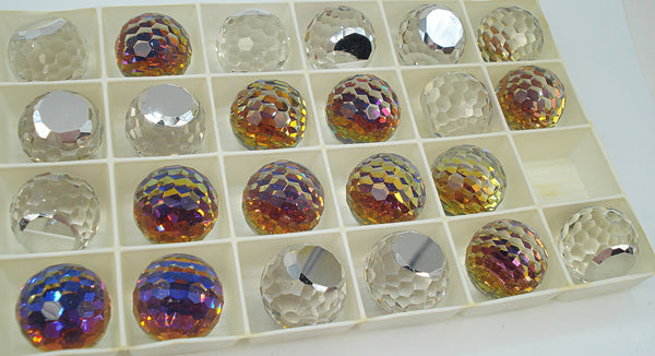 16mm (4861) Volcano 3/4 Fire Ball Swarovski DS Co.