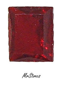 8x6.5mm (4500/2) TTC Siam Unfoiled Cushion Shape