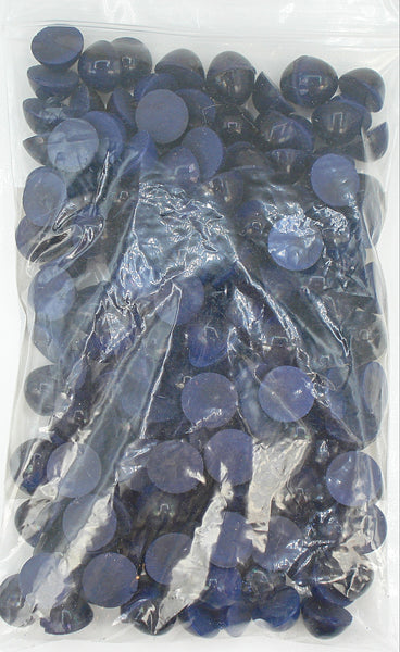 13mm (2099/4) Lapis Blue High Dome 7mm Glass Round Cabochon