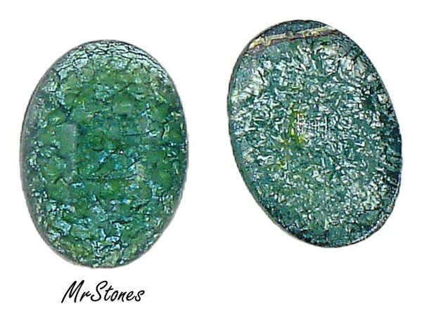 18x13mm (1685) Green Opal Oval Cabochon #2